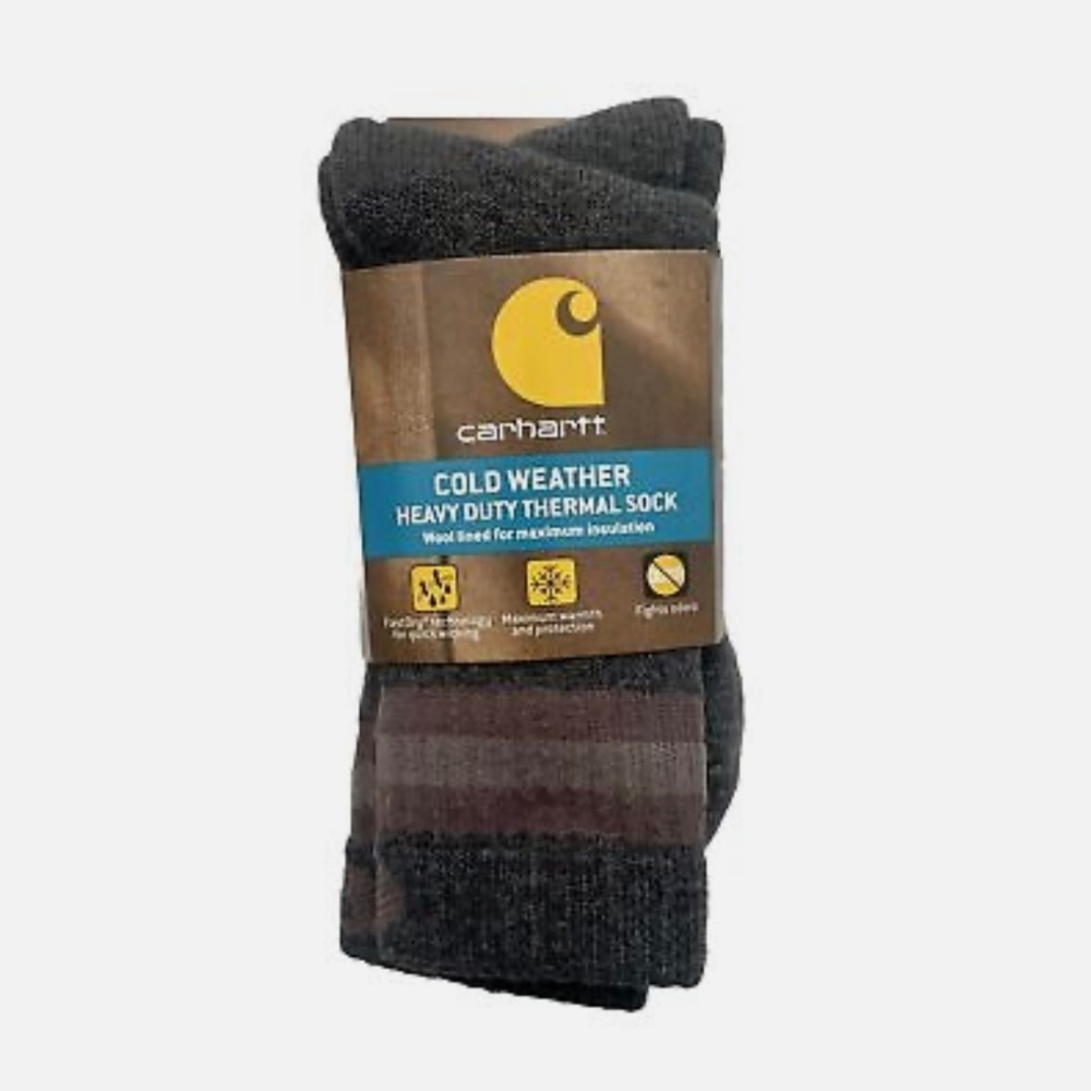Carhartt Force Womens Cold Weather Heavy Duty Wool Thermal Socks Size M Pack of